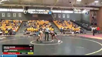 141 lbs Cons. Semi - Omar Armengol, Coker vs Devan Moore, Newberry