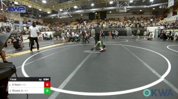 49 lbs Final - Ladd O'Neal, CCYO vs Jose Rosas Jr., OKC Saints Wrestling