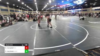 190 lbs Round Of 16 - Ayden Campbell, Red Wave WC vs Owen Jacobsen, Aurora Nebraska