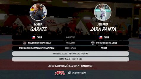 Ivania Garate vs Jeniffer Jara Panta 2026 ADCC Santiago Open
