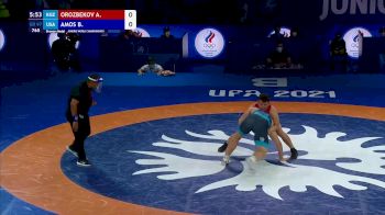 97 kg Final 3-5 - Arkyt Orozbekov, Kyrgyzstan vs Braxton James Amos, United States