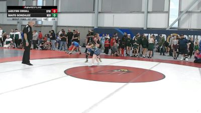 87 lbs Cons. Sub-quarters - Jaelynn Orgill, Deer Park Ironman Wrestling Club vs Maite Gonzalez, Warden Elite Wrestling