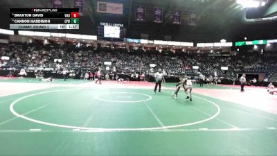 85 lbs Champ. Round 2 - Cannon Hardimon, CPWA vs Braxton Davis, WAD1