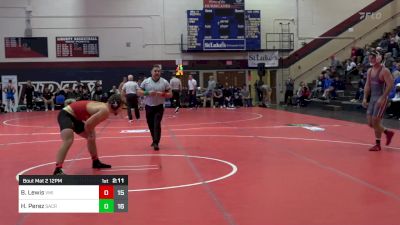 184 lbs Rr Rnd 1 - Braxton Lewis, VMI vs Hunter Perez, Sacred Heart