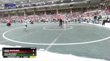 40 lbs Cons. Round 3 - Declan Leach, Kansas Young Guns vs Miles Whiteaker, Wamego