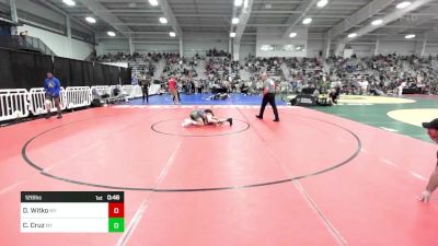 126 lbs Consi Of 64 #2 - Donovan Witko, NY vs Cristian Cruz, NY