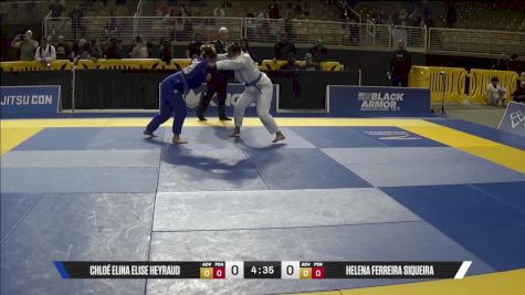 Helena Ferreira Siqueira vs Chloé Elina Elise Heyraud 2025 Pan Jiu Jitsu IBJJF Championship