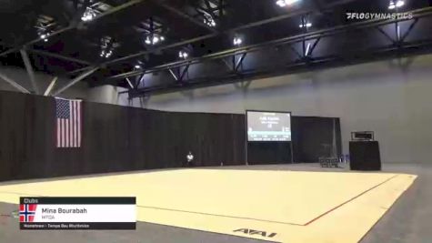 Mina Bourabah - Clubs, MTGA - 2021 USA Gymnastics Championships