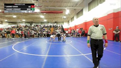 132 lbs Quarterfinal - Audrey Shaw, Bedford vs Lindsey Stewart, Mascoma Valley