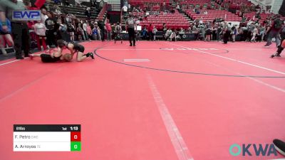 61 lbs Final - Frank Petro, Cowboy Wrestling Club vs Aaron Arroyos, Takedown Elite