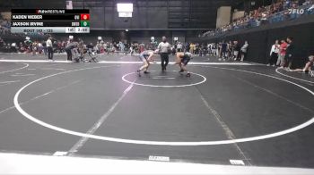 125 lbs Cons. Round 2 - Kaden Weber, Grand View (Iowa) vs Jaxson Irvine, Dakota Wesleyan (S.D.)