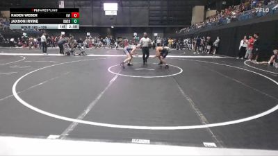 125 lbs Cons. Round 2 - Kaden Weber, Grand View (Iowa) vs Jaxson Irvine, Dakota Wesleyan (S.D.)