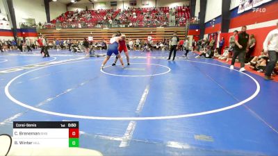 285 lbs Consolation - Cole Breneman, Bixby HS Boys vs Ben Winter, Hilldale