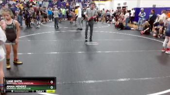 80 lbs Semifinal - Lane Smith, White Knoll Youth Wrestling vs Amaia Mendez, Reverence Wrestling Club