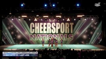 Cheertastic Co. - Lady Luxe [2026 L1 Junior - D2 - Small - A Day 2] 2026 CHEERSPORT National All Star Cheerleading Championship