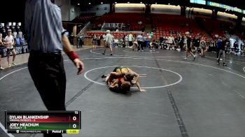 72 lbs Round 4 (6 Team) - Joey Meachum, TB Legacy vs Dylan Blankenship, Virginia Patriots