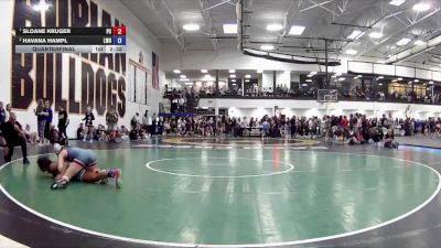 110 A Quarterfinal - Sloane Kruger, Presbyterian College vs Havana Hampl, Lindsey Wilson University