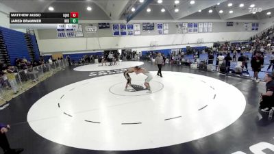 138 lbs Quarterfinal - Matthew Jasso, La Quinta High School vs Jared Brammer, Norwalk High School