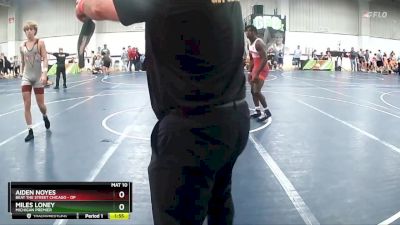 140 lbs Cons. Round 2 - Aiden Noyes, Beat The Street Chicago - OP vs Miles Loney, Michigan Premier