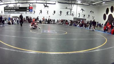 138A 5th Place Match - Charlotte Gilfoil, Lock Haven vs Taylor Miess, North Central University