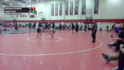 125 lbs Cons. Round 5 - Benjamin Sommers, Simon Fraser (B.C.) vs Jeremy Oani, Clackamas Community College