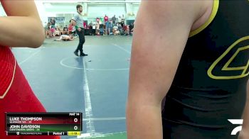 140 lbs Round 1 (6 Team) - John Davidson, Contenders Green vs Luke Thompson, Glasgow WA