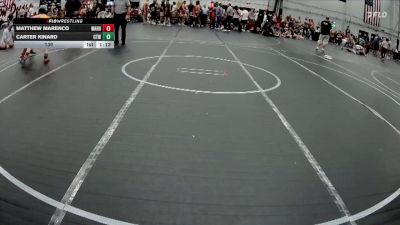 130 lbs Round 5 (6 Team) - Carter Kinard, CTWHALE vs Matthew Marenco, Warhawks