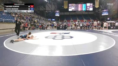95 lbs Champ. Rd Of 16 - Hayden Kumfer, AK vs Olivia Munson, CA
