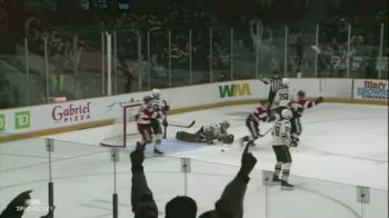 Frankie Marrelli Blasts The Puck Home To Tie The Game At 1-1