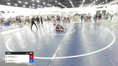 102 lbs Quarterfinal - Dariel Montoya, Live Training vs Braiden Foster, Gold Rush Wrestling