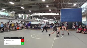 125 lbs Round Of 16 - Preston Valentine, Flowery Branch Jr. Wrestling vs Tripp Clay, Rockmart Takedown Club