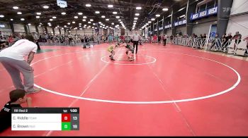 90 lbs Rr Rnd 2 - Cade Riddle, Team Germantown vs Chase Brown, Silo Wrestling Club