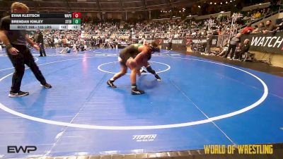 145 lbs Consi Of 8 #2 - Evan Kleitsch, Wapsie Valley vs Brendan Kinley, St. Edward
