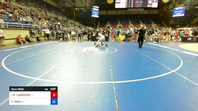 144 lbs Cons 64 #2 - Karl Ledbetter, UT vs Tatum Todd, MT