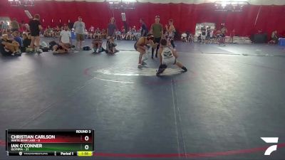 132 lbs Round 3 (16 Team) - Christian Carlson, White Bear Lake vs Ian O`Conner, Olympia