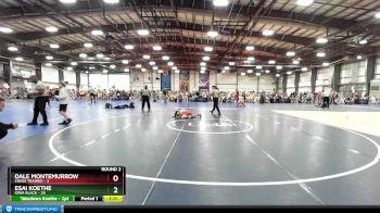 76 lbs Rd# 5- 3:45pm Friday Final Pool - Esai Koethe, Iowa Black vs Dale Montemurrow, Crass Trained