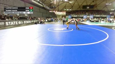 Boys 2A 150 lbs Cons. Round 2 - Glenny Black, Aberdeen vs Carter Garcia, Ephrata
