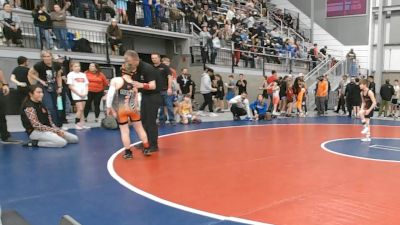 74 lbs Cons. Sub-quarters - Kaleb Erickson, Sandpoint Legacy Wrestling Club vs Roper McCollum, Ronan Wrestling Club