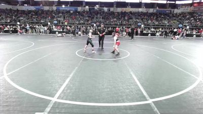 80 lbs Rr Rnd 2 - Cole Blankenship, Mustang Bronco Wrestling Club vs Stanton Hilt, Team Central Wrestling Club