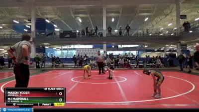 50 lbs Finals (2 Team) - Mason Yoder, Archbold vs MJ Marshall, St. Edward