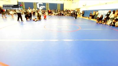 43 lbs Cons. Semi - Ezra De La Cruz, Rough House vs Roman Villalobos, SO CAL HAMMERS