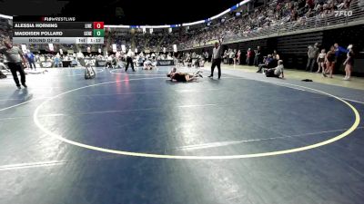 125 lbs Round Of 32 - Alessia Horning, Line Mountain vs Maddisen Pollard, General McLane