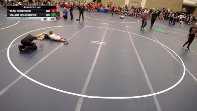 8U - D Cons. Semis - Coen McDonough, ANML vs Braylee Botler, New Prague Wrestling
