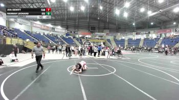116 lbs Final - Ava DeWitt, Team Montana vs Hannah Leonard, Heights Wrestling Club MT