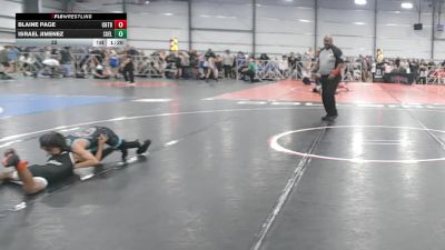 52 lbs Round 4 - 1:30pm Friday - Israel Jimenez, Southwest Elite vs Blaine Page, Untouchables