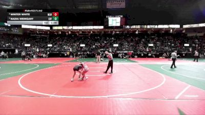 61 lbs Semifinal - Nadia Weingart, LDYA vs Winter White, MLW2