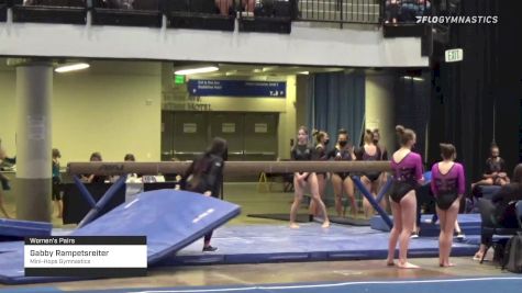 Gabby Rampetsreiter - Women's Pairs, Mini-Hops Gymnastics - 2021 Women's Xcel Region 4 Championships