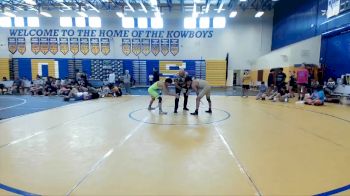 120 lbs Placement (16 Team) - Jarold Cervantes, Braves WC vs Trenton Lewis, Greasers