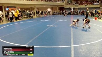 61 lbs Quarterfinal - Calvin Doll, Paynesville vs Ryan Bosl, LPGE/B Wolves