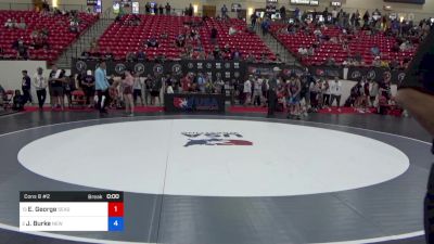 45 kg Cons 8 #2 - Edward George, Seagull Wrestling Club vs Jojo Burke, New Jersey